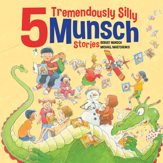 Book cover for 5 Tremendously Silly Munsch Stories