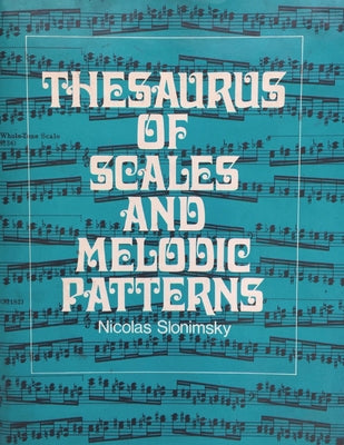 Book cover for Thesaurus of Scales and Melodic Patterns