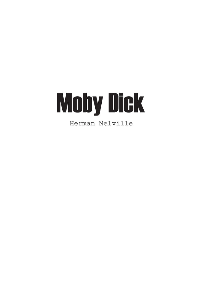 Book cover for Moby Dick