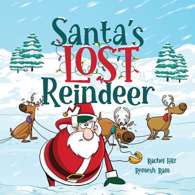 Book cover for Santa's Lost Reindeer: A Christmas Book That Will Keep You Laughing