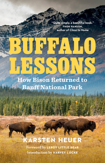 Book cover for Buffalo Lessons: How Bison Returned to Banff National Park