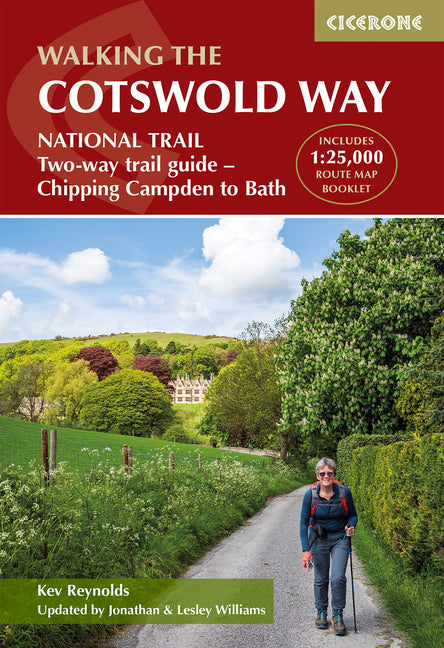 Book cover for Cotswold Way: National Trail Two-Way Trail Guide - Chipping Campden to Bath