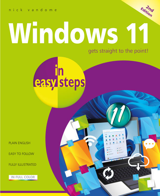 Book cover for Windows 11 in Easy Steps: Covers the Windows 11 2024 Update