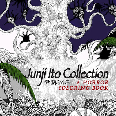 Book cover for Junji Ito Collection: A Horror Coloring Book