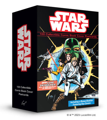 Book cover for Star Wars: 100 Collectible Comic Book Cover Postcards