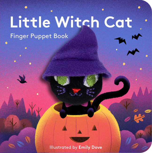 Book cover for Little Witch Cat: Finger Puppet Book