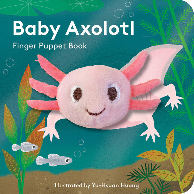 Book cover for Baby Axolotl: Finger Puppet Book
