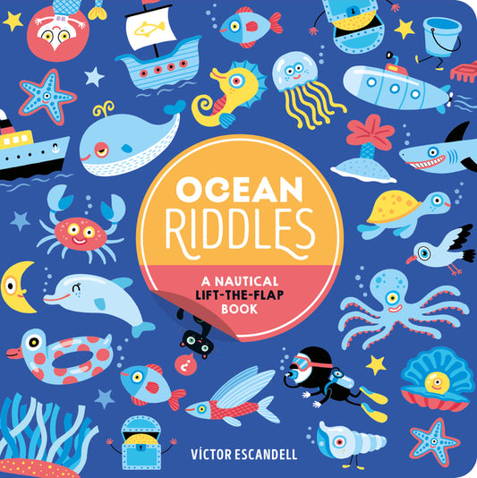 Book cover for Ocean Riddles: A Nautical Lift-The-Flap Book