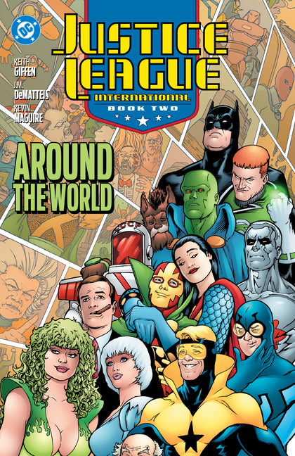 Book cover for Justice League International Book Two: Around the World (2025 Edition)