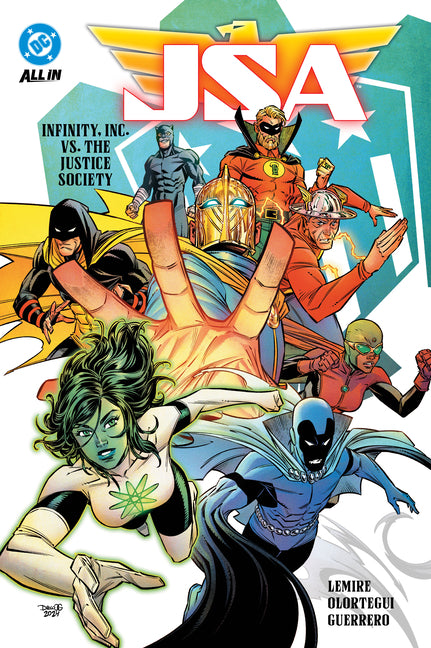 Book cover for Jsa Vol. 1: Infinity, Inc vs. the Justice Society