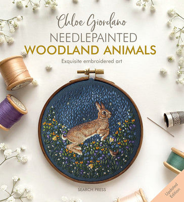 Book cover for Needlepainted Woodland Animals: Exquisite Embroidered Art