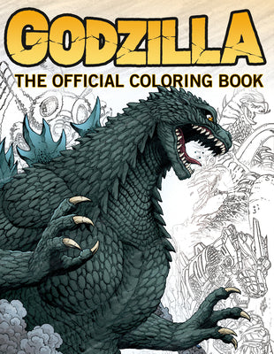 Book cover for Godzilla: The Official Coloring Book