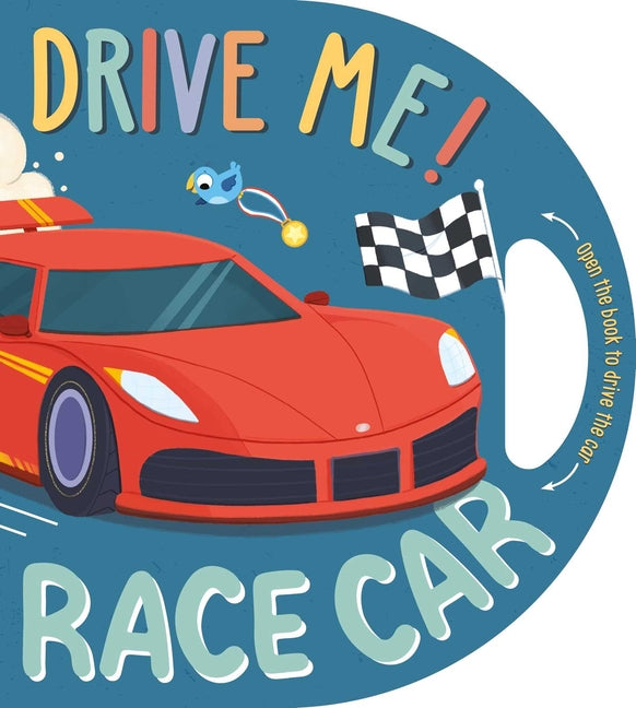 Book cover for Drive Me! Race Car: Interactive Driving Book