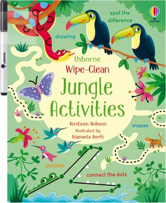 Book cover for Wipe-Clean Jungle Activities