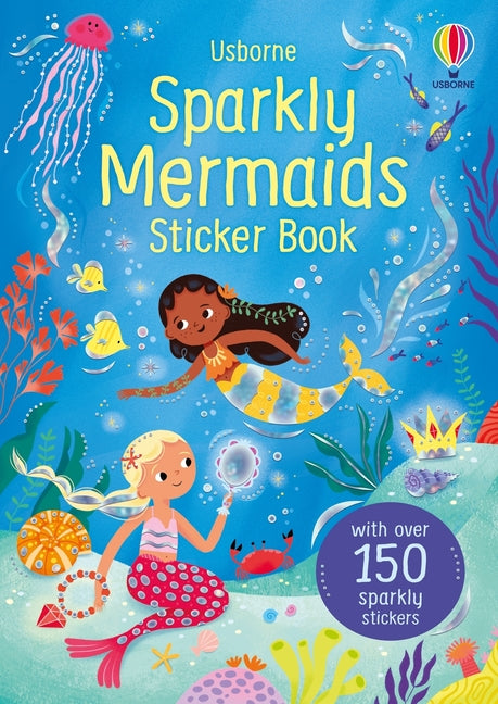 Book cover for Sparkly Mermaids Sticker Book