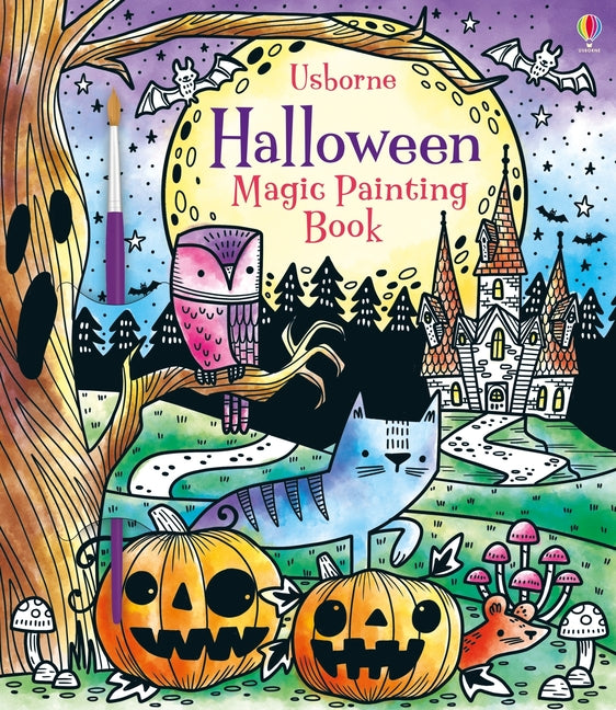 Book cover for Halloween Magic Painting Book: A Halloween Book for Kids