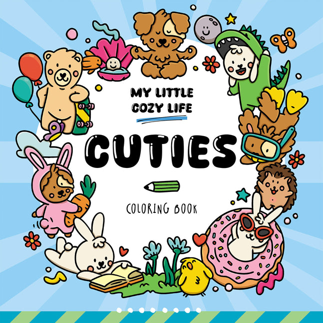 Book cover for Cuties: Coloring Book