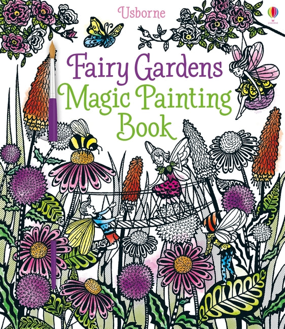 Book cover for Fairy Gardens Magic Painting Book