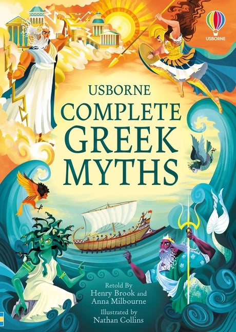 Book cover for Complete Greek Myths: An Illustrated Book of Greek Myths