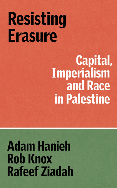 Book cover for Resisting Erasure: Capital, Imperialism and Race in Palestine