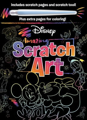 Book cover for Disney - Amazing Scratch Art: With Scratch Tool and Coloring Pages