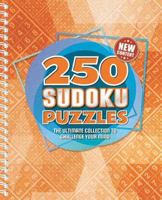Book cover for 250 Sudoku Puzzles: 250 Easy to Hard Sudoku Puzzles for Adults