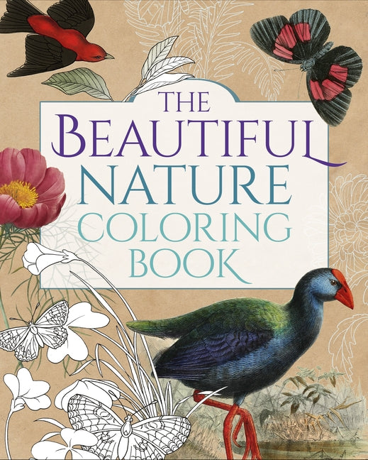 Book cover for Beautiful Nature Coloring Book