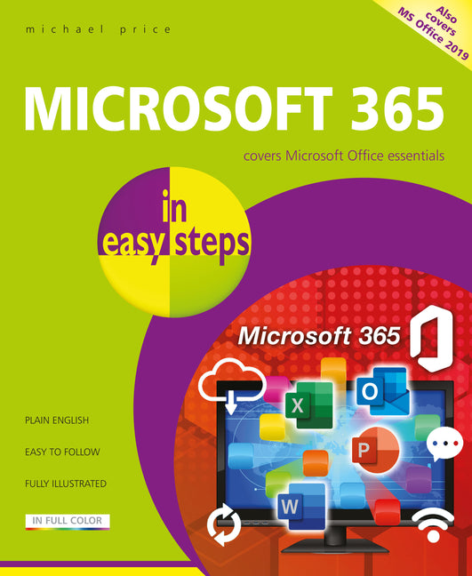 Book cover for Microsoft 365 in Easy Steps: Covers Microsoft Office Essentials