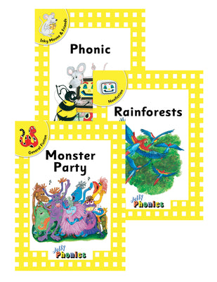 Book cover for Jolly Phonics Readers, Complete Set Level 2: In Print Letters (American English Edition)
