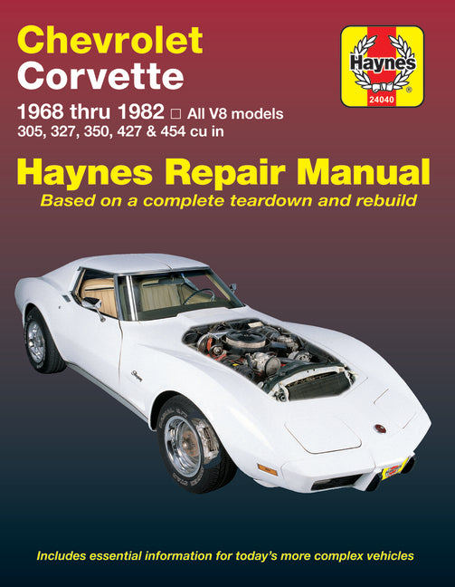 Book cover for Chevrolet Corvette 1968-82