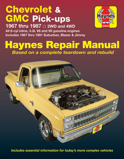 Book cover for Chevrolet & GMC Pick-Ups 1967-87 & Blazer, Jimmy & Suburban 1967-91 (Revised)