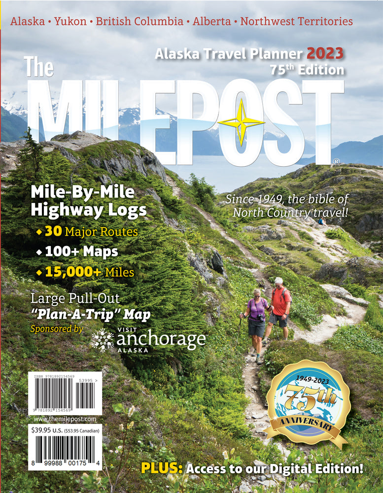 Book cover for The Milepost 2023: Alaska Travel Planner