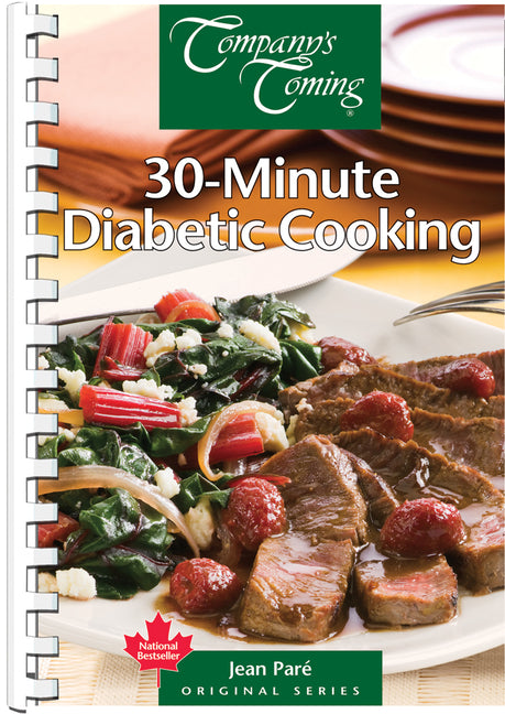 Book cover for 30-Minute Diabetic Cooking