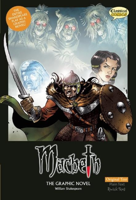 Book cover for Macbeth the Graphic Novel: Original Text