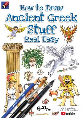 Book cover for How To Draw Ancient Greek Stuff Real Easy: Easy step by step drawing guide