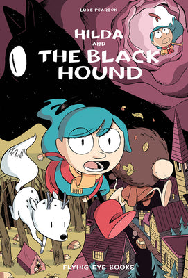 Book cover for Hilda and the Black Hound: Hilda Book 4
