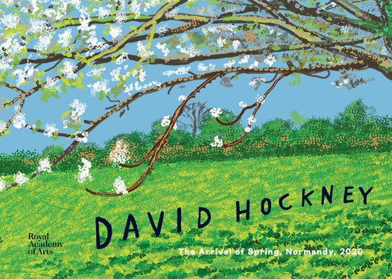 Book cover for David Hockney: The Arrival of Spring in Normandy, 2020