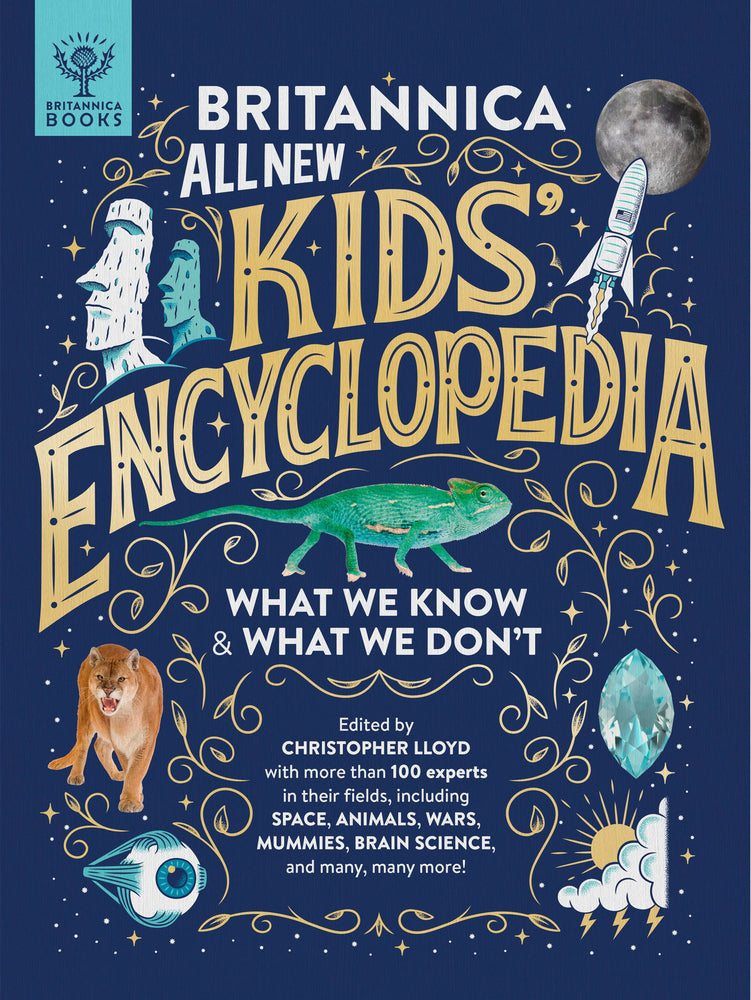 Book cover for Britannica All New Kids' Encyclopedia: What We Know & What We Don't