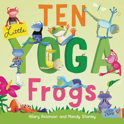Book cover for Ten Little Yoga Frogs