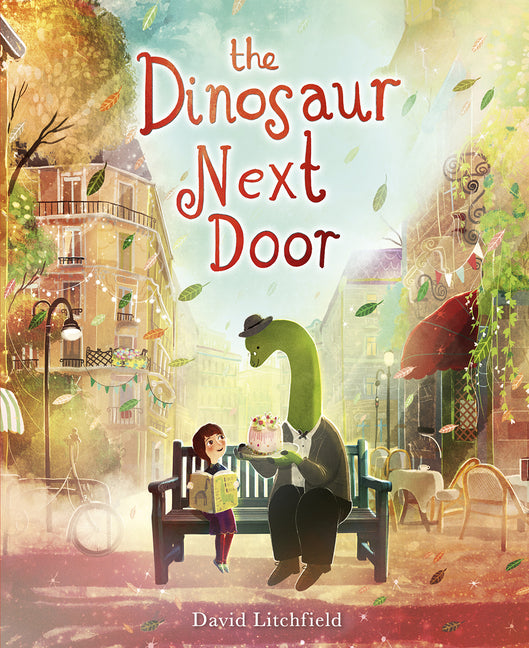 Book cover for Dinosaur Next Door