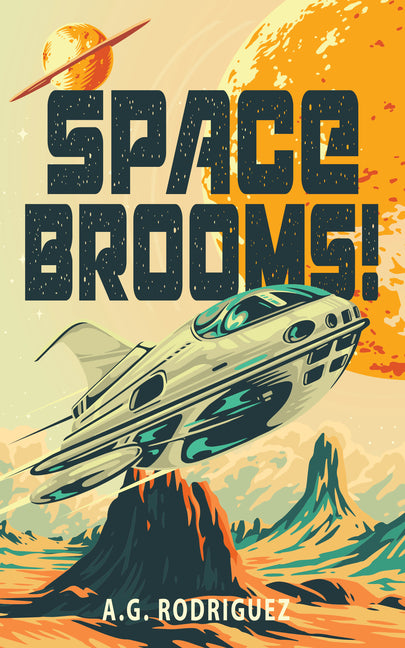 Book cover for Space Brooms!