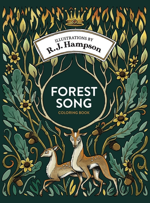 Book cover for Forest Song Coloring Book