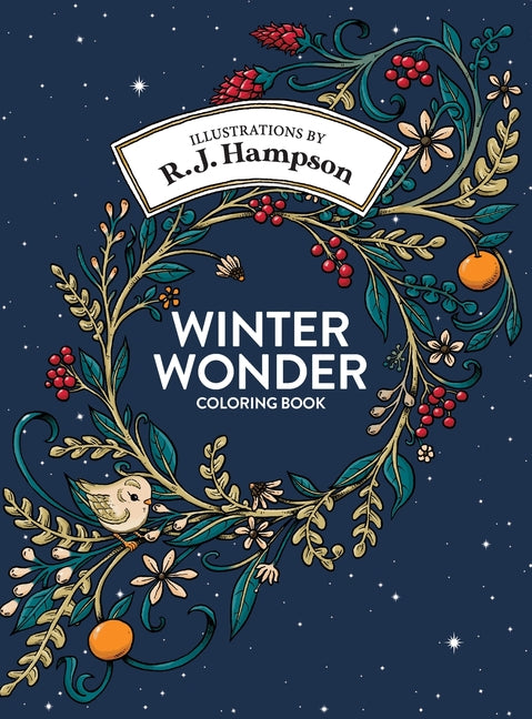 Book cover for Winter Wonder Coloring Book