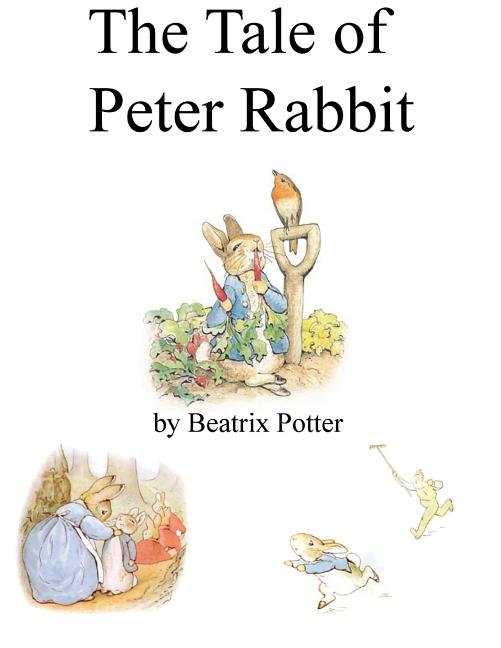 Book cover for The Tale of Peter Rabbit