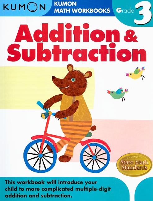 Book cover for Kumon Grade 3 Addition & Subtraction