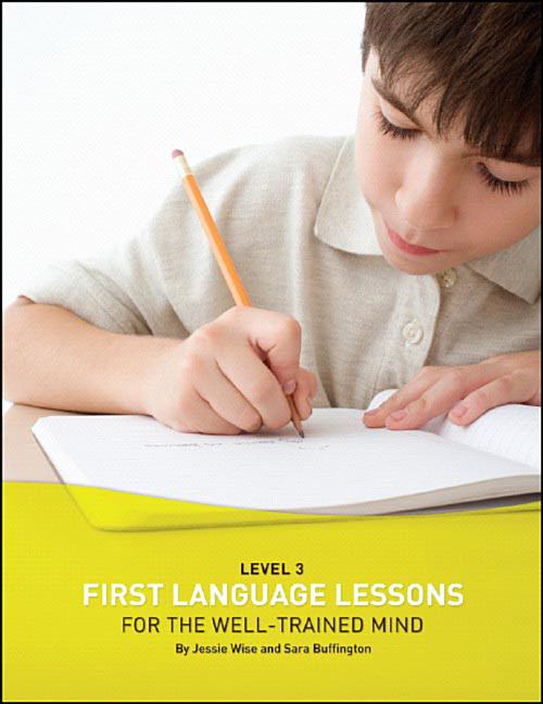 Book cover for First Language Lessons Level 3: Student Workbook