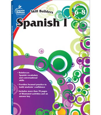 Book cover for Spanish I, Grades 6 - 8 (Skill Builders), Grades 6 - 8