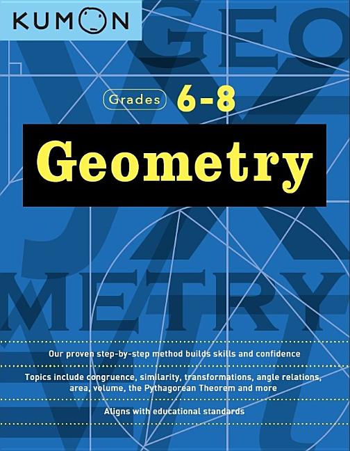 Book cover for Kumon Grades 6-8 Geometry