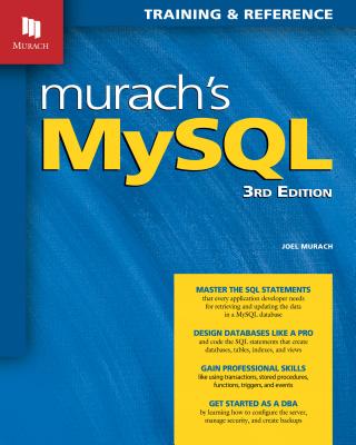 Book cover for Murach's MySQL (3rd Edition)