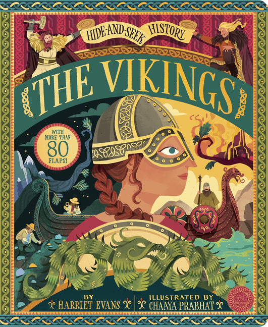 Book cover for Hide and Seek History: The Vikings: With More Than 80 Flaps!
